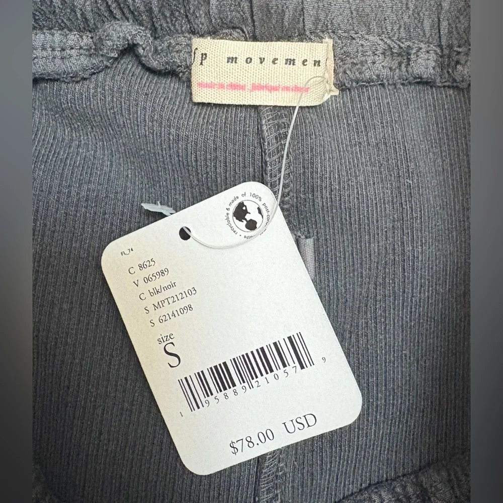 FP Movement Free People Charcoal Ballet All Day Mini Skirt‎ With Shorts NWT